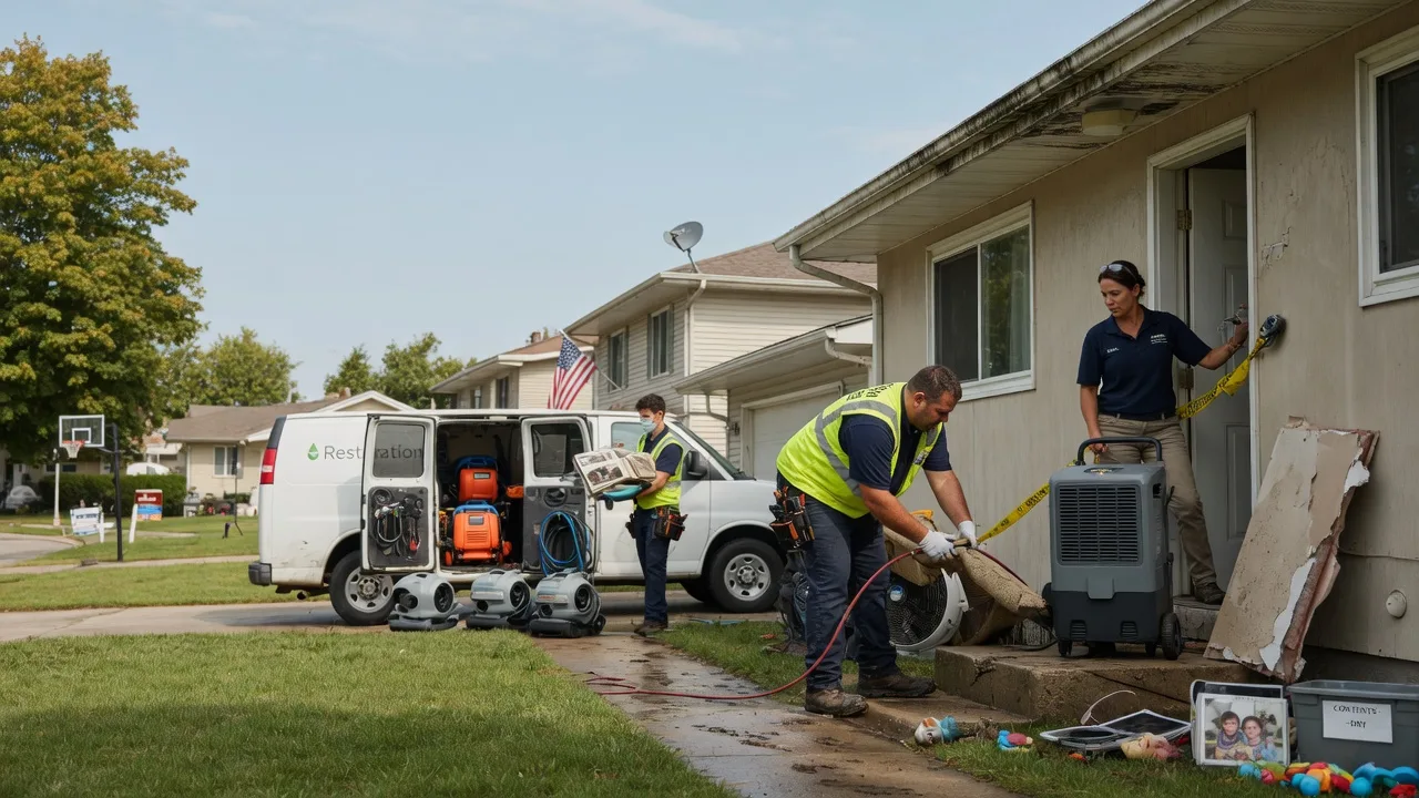Water Damage Restoration in Plainfield, PA near me